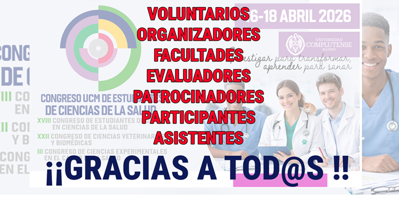 CONGRESO UCM DE ESTUDIANTES DE CIENCIAS DE LA SALUD